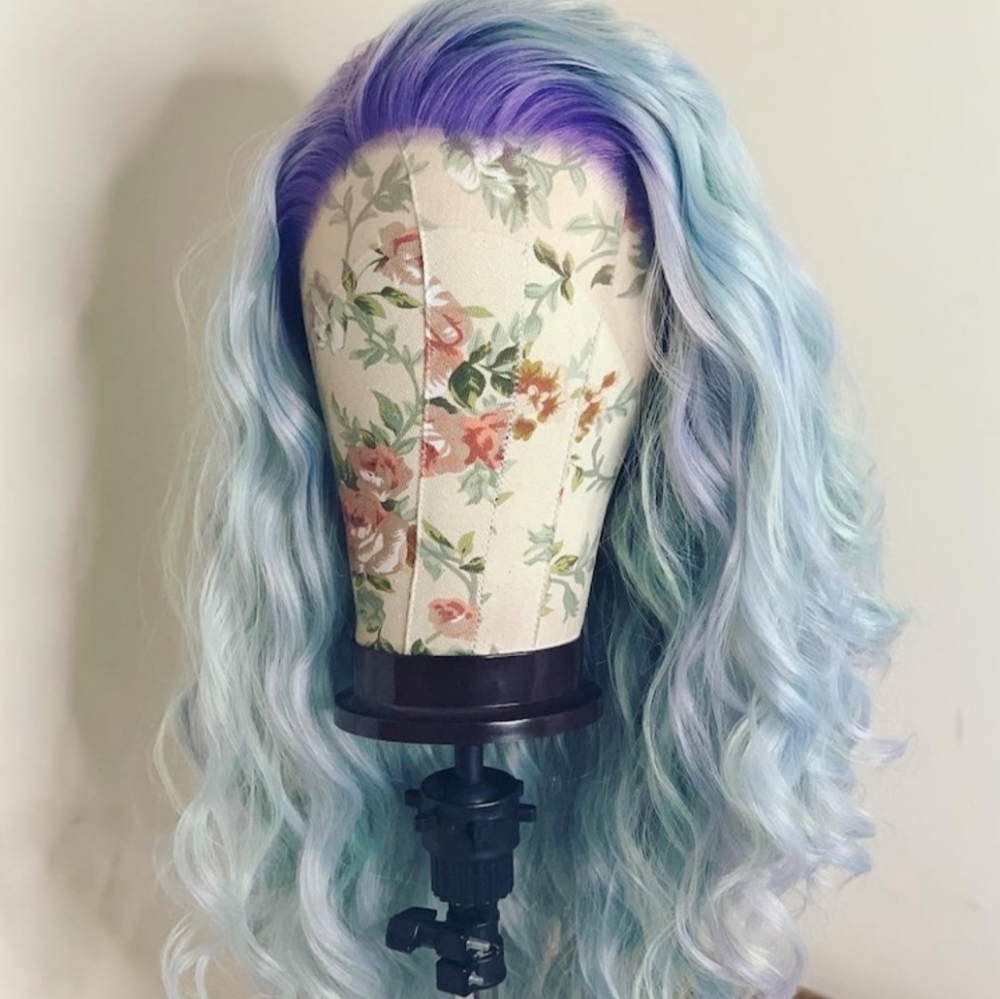 human hair lace front wig